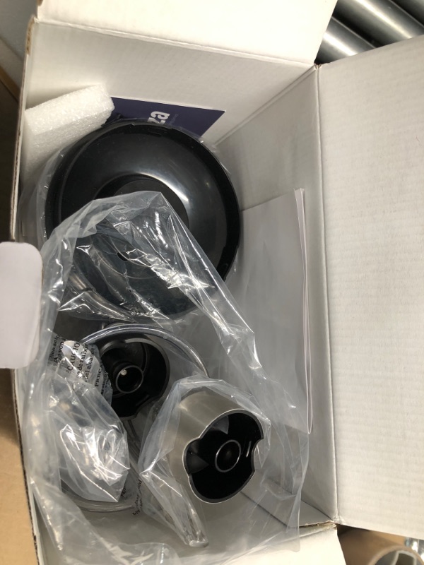 Photo 1 of ***MISSING PARTS***
Ganiza Immersion Blender 5 in 1 Hand Blender Max 1000W Heavy Duty Motor, 16 Speed Mode Handheld Blender Stainless Steel Blade With 800ml Mixing Beaker, 600ml Chopper, Whisk and Milk Frother