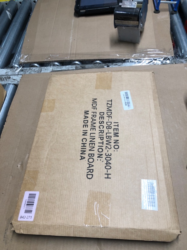 Photo 1 of ***MISSING PARTS***
DOLLAR BOSS Bulletin Boards with Linen 1-Pack 16''X 12'' Double-Sided Cork Board for Walls Wood Framed Bulletin Boards, Small Pin Board for Home Kitchen Office Decorative Hanging 10 Pushpins