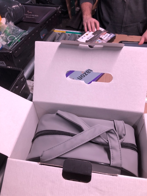 Photo 1 of ***(PARTS ONLY/ NON FUNCTIONAL)***Neck Massager for Pain Relief Deep Tissue, Shiatsu Neck and Back Massager With Heat, Electric Massage Pillow for Shoulder Leg Body Muscle Pain Relief, Gifts For Women Men Mom Dad (Grey?with bag?)