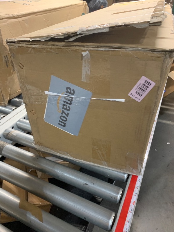 Photo 1 of ***STOCK PHOTO FOR REFERENCE ONLY*** Yaheetech 7.5ft Premium Snow Flocked Hinged Artificial Christmas Fake Spruce Full Tree for Home Office Party Decoration with 1284 Branch White Snow Tips and Metal Stand