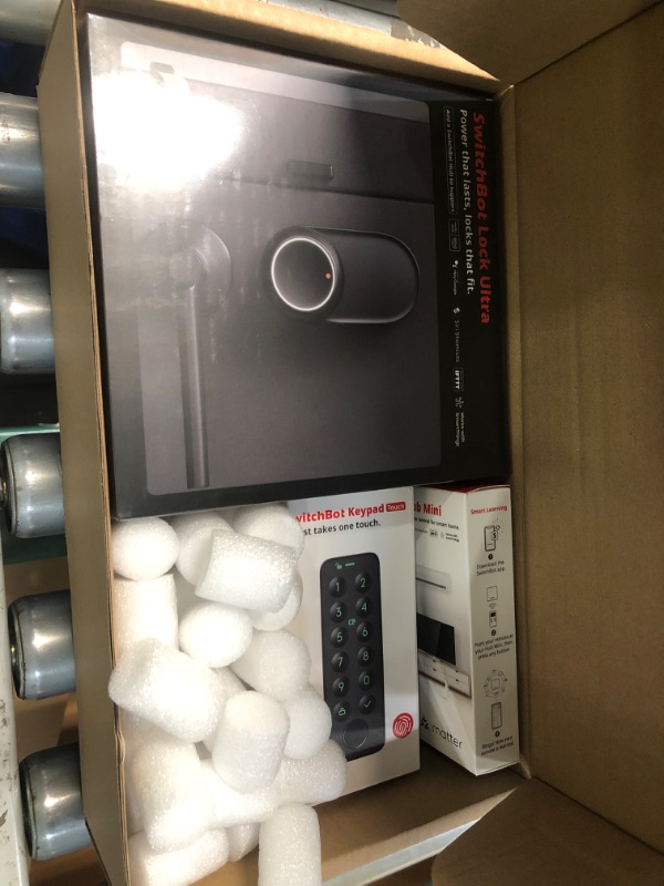 Photo 1 of ***FACTORY SEALED*** Smart Lock Ultra with Keypad,Fingerprint Door Lock, App Remote Control, Built-in WiFi Keypad Deadbolt, Auto Unlock, Waterproof&Easy Install,Supports Alexa and Google (Lock Ultra Touch Combo)