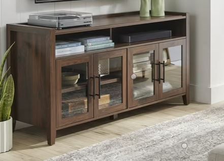 Photo 1 of ***stock photo for reference***Better Homes & Gardens Reading Refined Farmhouse TV Stand for TVs up to 65", Walnut Finish