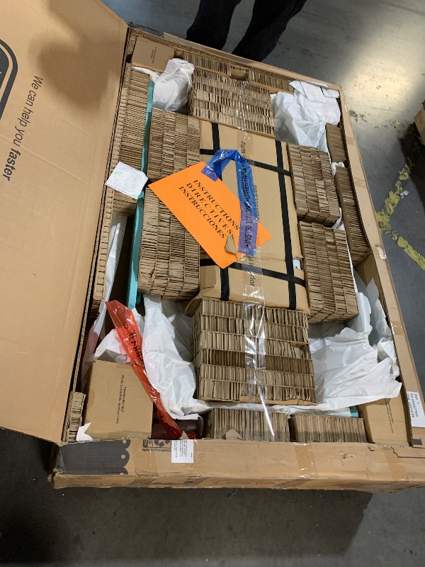 Photo 1 of *** PALLET PICKUP ONLY***DINING TABLE Callie two tone teal dining table