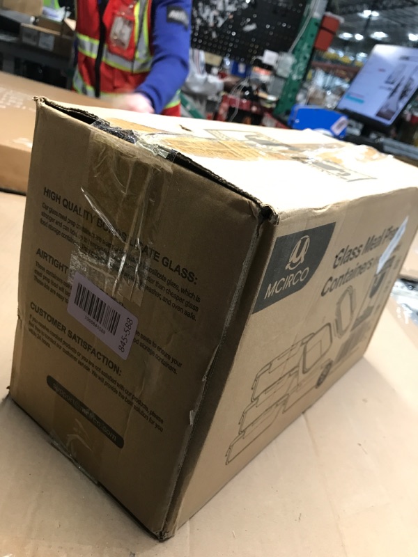 Photo 1 of [5-Packs, 30 Oz] Glass Meal Prep Containers with Snap Locking Lids Glass Food Containers,Airtight Lunch Container,Microwave, Oven, Freezer and Dishwasher