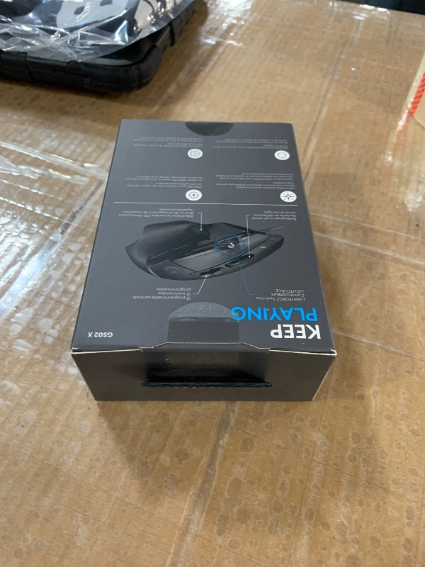 Photo 1 of ***FACTORY SEALED***
Logitech G502 X Wired Gaming Mouse - LIGHTFORCE Hybrid Optical-Mechanical Primary switches, Hero 25K Gaming Sensor, Compatible with PC - macOS/Windows - Black