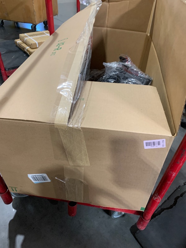 Photo 1 of (Only Box 2 of 2) SPART Multifunctional Home Gym Station, Home Gym Exercise Equipment with 160LBS Weight Stack, Full Body Strength Training Workout Equipment for Leg Press, LAT Pull Down, Chest Press, PEC Fly, Red