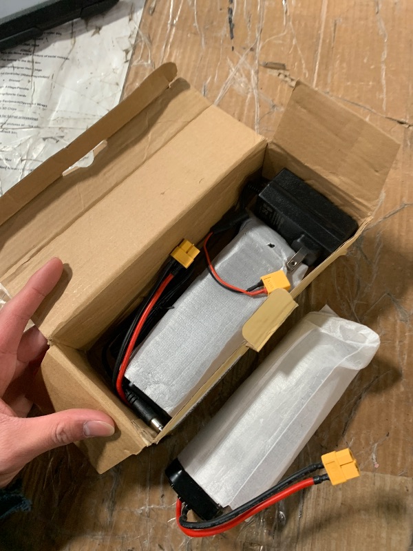 Photo 1 of (2-Pack) 8.4V 3000mAh Ni-MH Battery with XT60 Plug and Charger Replacement for 1/10 RC Boats 2WD 4WD Cars Trucks Buggies