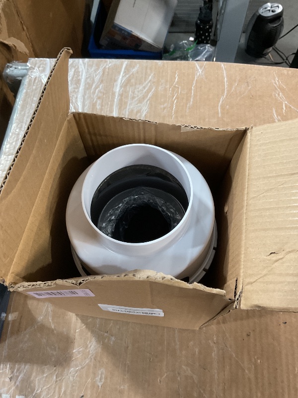 Photo 1 of [Upgraded]AMI PARTS TDIDVKZW Indoor Dryer Vent Kit with 4-Inch by 5-Foot Proflex Duct, White, 4 Inch