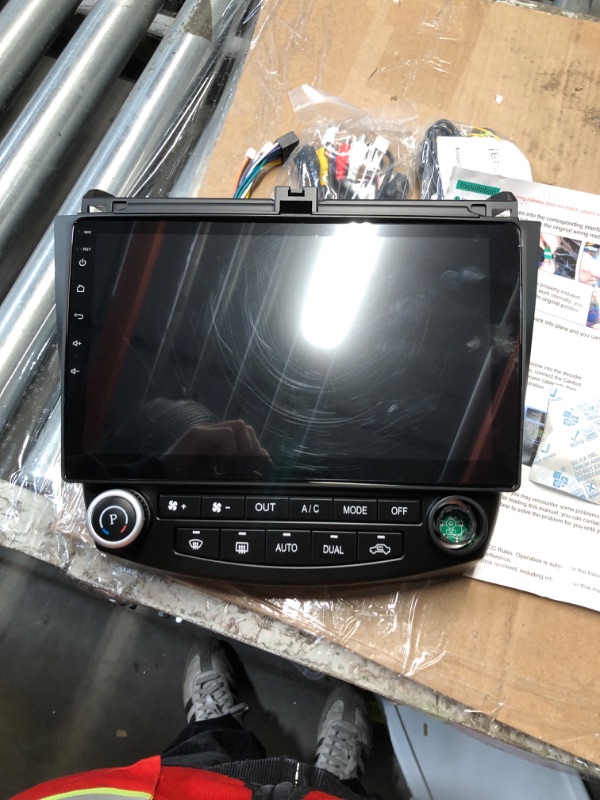 Photo 1 of ***MINOR DAMAGE SEE NOTES***
8 CORE 2G+64G Car Radio for Honda Accord 2003-2007 with Wireless CarPlay/Android Auto, Podofo 10.1” Touch Screen Stereo Android 13 GPS WiFi Bluetooth DSP SWC + HD Backup Camera