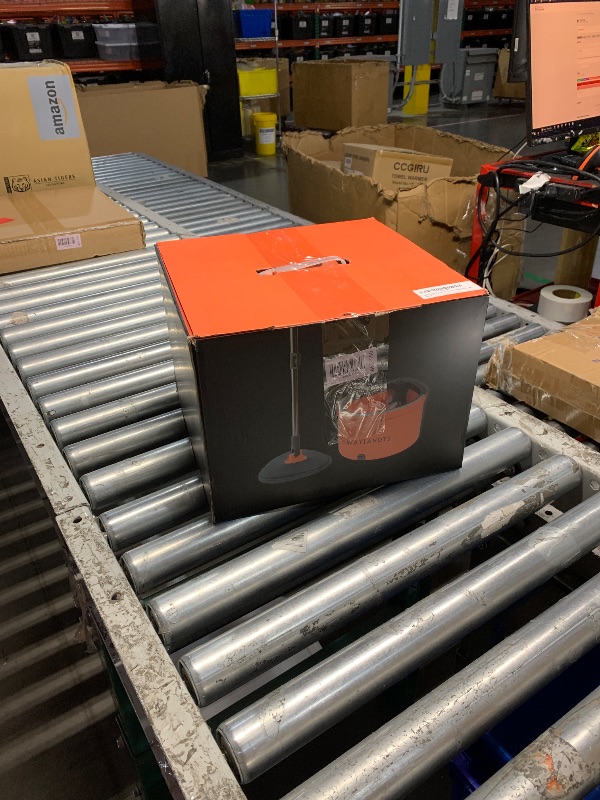 Photo 1 of ***FACTORY SEALED***
WAYLANDTS Spin Mop & Tear Drop Bucket Set with 3 Pads - Dual Compartment Design for Clean & Dirty Water, 360° Swivel Mop Head, Built-in Scrubbing Brush, Stainless Steel Handle