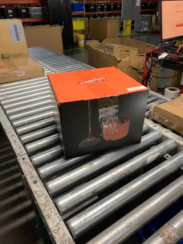 Photo 1 of ***FACTORY SEALED***D
WAYLANDTS Spin Mop & Tear Drop Bucket Set with 3 Pads - Dual Compartment Design for Clean & Dirty Water, 360° Swivel Mop Head, Built-in Scrubbing Brush, Stainless Steel Handle