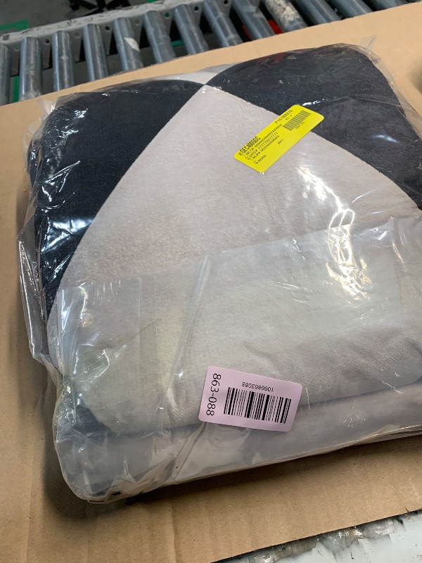 Photo 1 of ***STOCK PHOTO FOR REFERENCE ONLY***HOMFINE Washable Modern Area Rug - Geometry Style 5x7 Rugs for Living Room, Bedroom, Machine Washable Rug Soft Non Slip Non Shedding Area Rug - Green, 121x182 cm