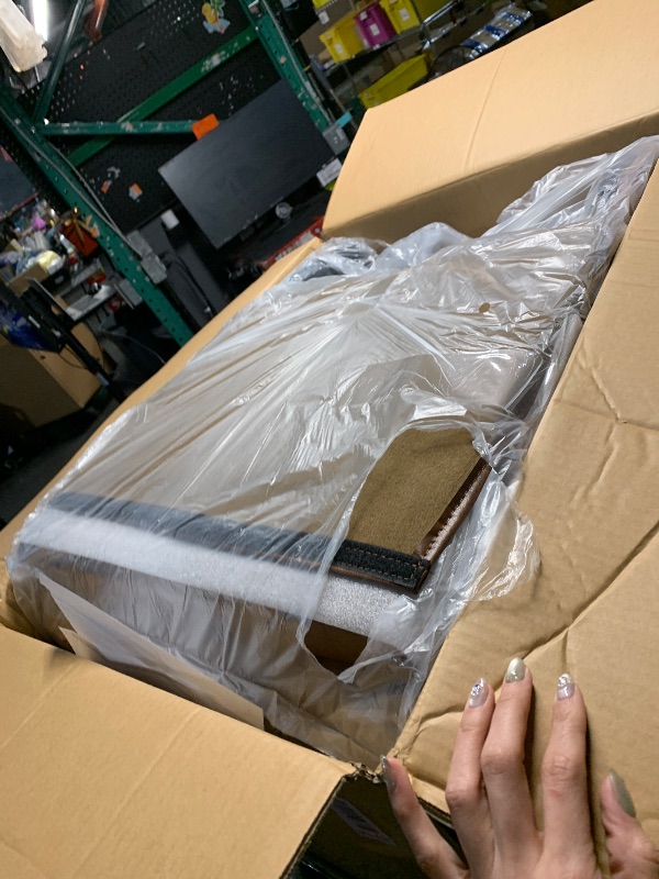 Photo 1 of ***PARTS ONLY***MALOL Leather Recliner Chair for Adults, Swivel Rocker Recliner for Small Spaces, Wide Glider Rocking Nursery Chair with Ergonomic High Backrest, for Home Living Room, Office, Bedroom?Cocoa?