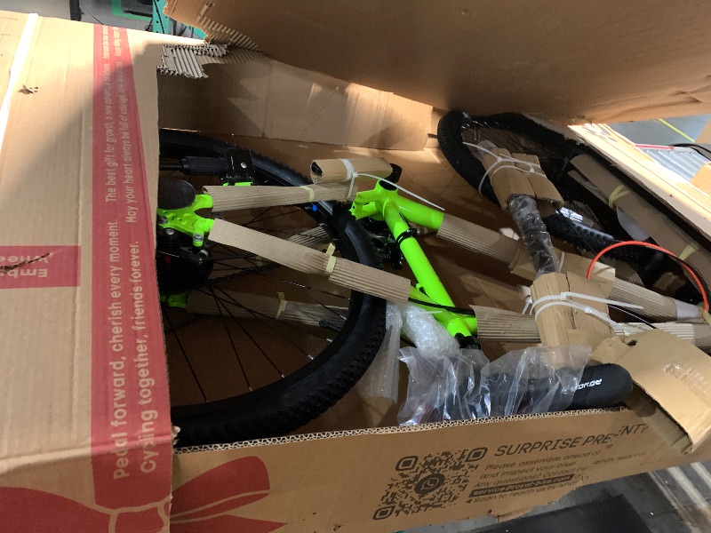 Photo 1 of ***FACTORY SEALED***RoyalBaby X9 Kids Mountain Bike, Ultra-Light Aluminum Frame 26-Inch Wheels Bicycle for Boys and Girls Ages 10+, 21-Speed with Front Suspension, Green