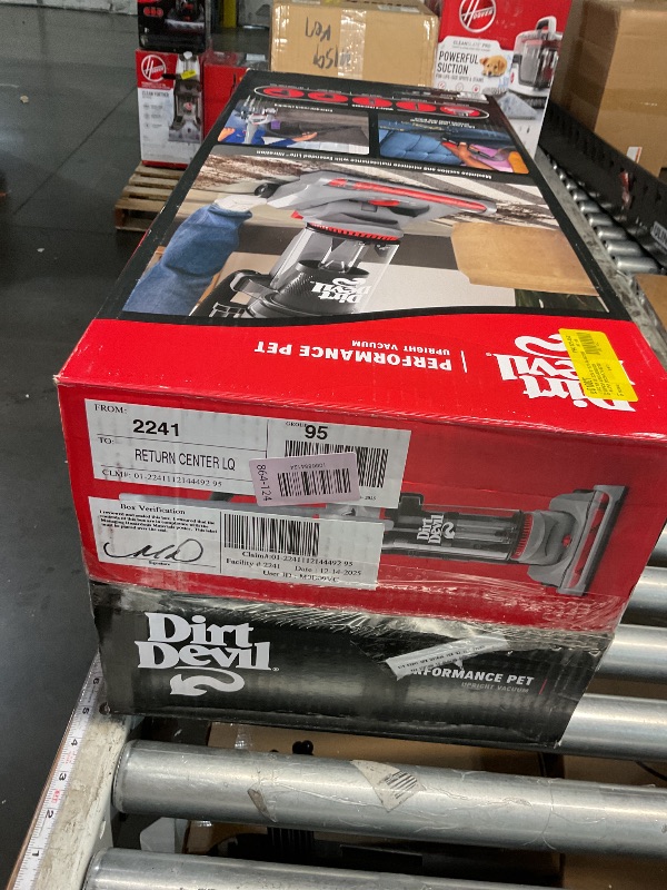 Photo 1 of ** PARTS ONLY MISSING MAIN HOSE NON FUNCTIONAL**
Dirt Devil Performance Pet Bagless Upright Vacuum Cleaner, Pet Friendly, for Carpet & Hard Floors, Above Floor Cleaning, Lightweight, UD76211V, Gray