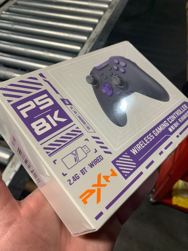 Photo 1 of ***FACTORY SEALED***PXN P5 8K Wireless Gaming Controller, Capacitive Joystick, 2.4G PC Controller, Hall Triggers, Dual Vibrators, APP, 4-Macro, 3-Mode(2.4G/BT/SW), for PC,Switch,Android,iOS