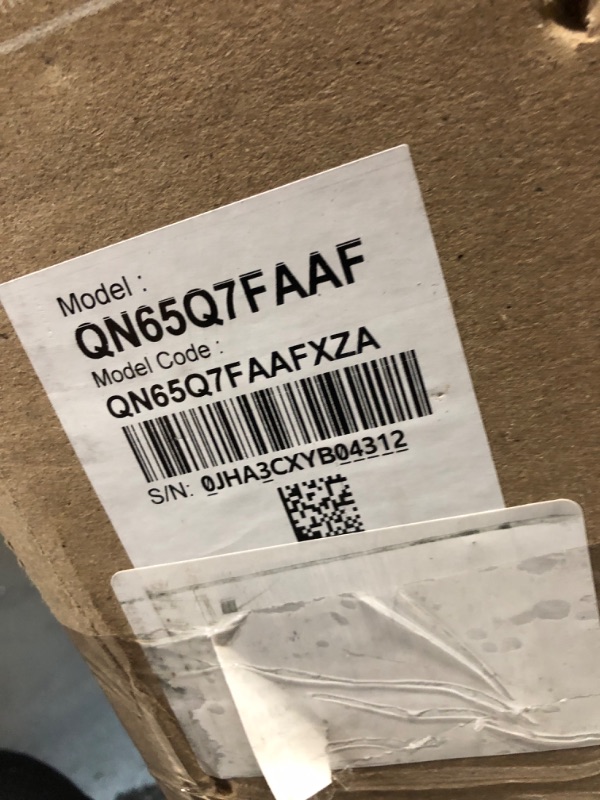 Photo 1 of ***SEE NOTES | TRUCK/TRAILER PICKUP ONLY*** Samsung 65-Inch Class QLED Q7F Series Samsung Vision AI Smart TV (2025 Model, 65Q7F) Quantum HDR, Object Tracking Sound Lite, Q4 AI Gen1 Processor, 4K upscaling, Gaming Hub, Alexa Built-in
