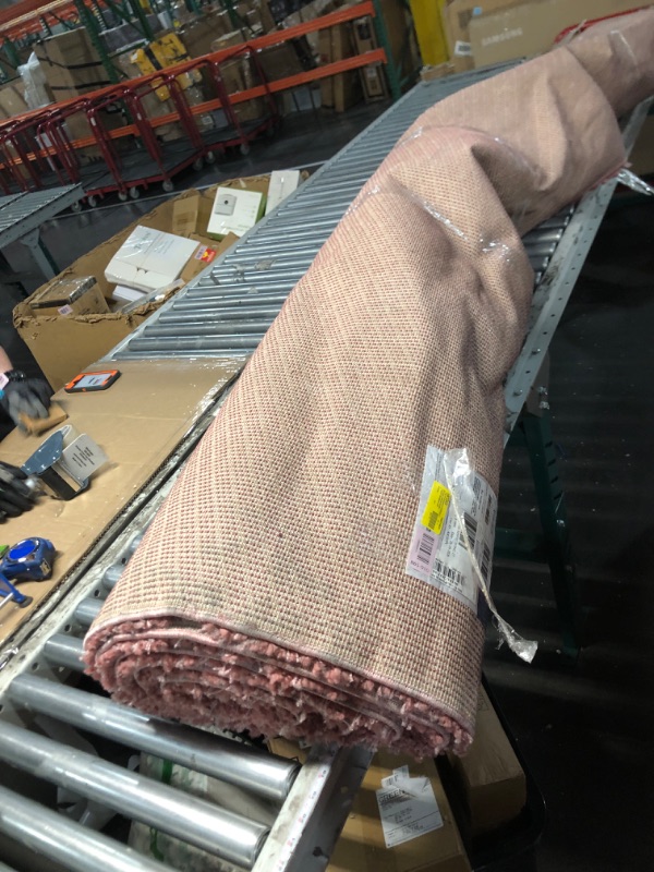 Photo 1 of ***DIRTY| TRUCK/TRAILER PICKUP ONLY*** SAFAVIEH California Shag Collection Area Rug - 9'6" x 13', Rose, Non-Shedding & Easy to Clean, Ultra Plush Thick Pile, Ideal for Living Room, Bedroom, Dining Space (SG151-3737)