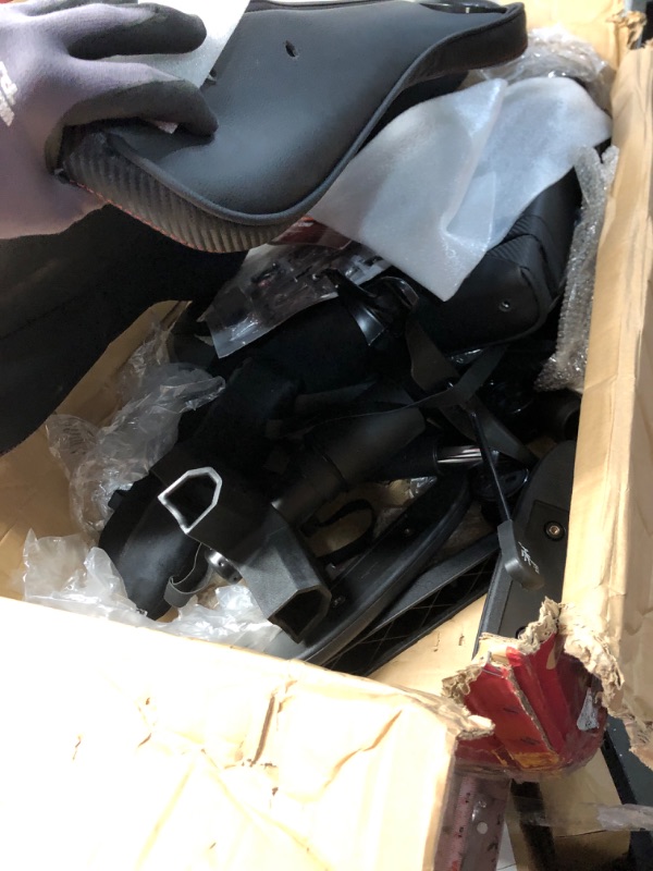 Photo 1 of ***MISSING PARTS*** GTRACING Gaming Chair with Speakers Bluetooth Music Video Game Chair Audio Ergonomic Design Heavy Duty Office Computer Desk Chair (Black)