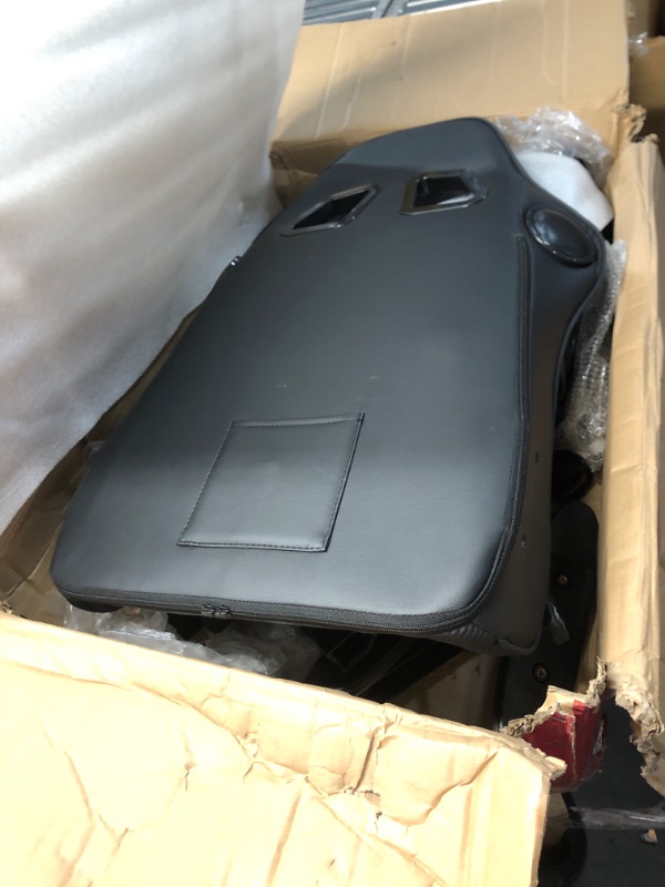 Photo 1 of ***MISSING PARTS*** GTRACING Gaming Chair with Speakers Bluetooth Music Video Game Chair Audio Ergonomic Design Heavy Duty Office Computer Desk Chair (Black)