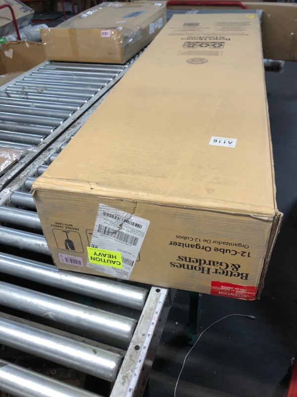View 2 of ***FACTORY SEALED***
***TRUCK/TRAILER PICKUP ONLY***
Better Homes & Gardens 12 Cube Storage Organizer, Rustic Gray