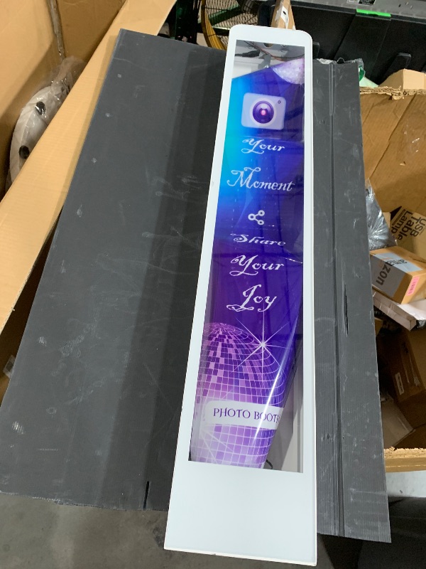 Photo 1 of *****PARTS ONLY, MISSING KEY****
HARZHI Portable Photo Booth Compatible with Ipad 12.9in 10.9in 10.2in, for Ipad Photo Booth Shell Stand Stand Provide Chacktok PhotoBooth Software for Party and Wedding, Flight Case