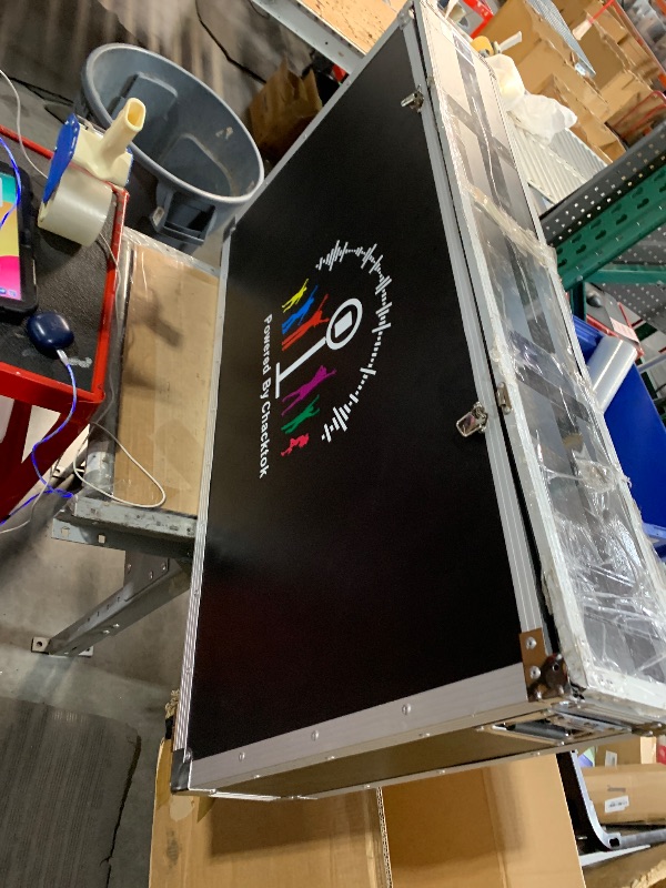 Photo 1 of *****PARTS ONLY, MISSING KEY****
HARZHI Portable Photo Booth Compatible with Ipad 12.9in 10.9in 10.2in, for Ipad Photo Booth Shell Stand Stand Provide Chacktok PhotoBooth Software for Party and Wedding, Flight Case