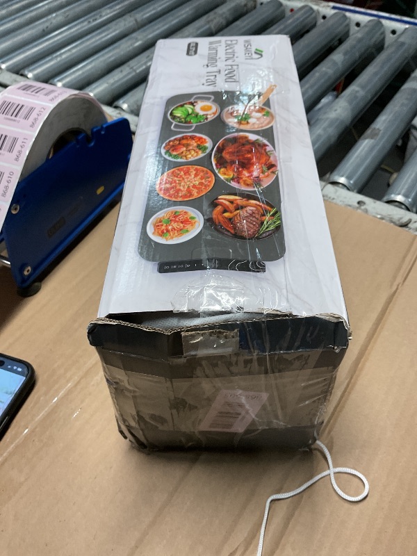 Photo 1 of ?????? Warming Mat for Food XXL 37”x15” Food Warming Mat 10s Fast Heating Pad with APP Control Electric Warming Tray for Parties Buffet 99h Timer Portable Countertop Food Warmer Christmas Gift