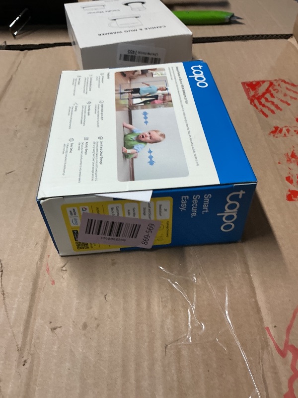 Photo 1 of ***PARTIAL SET - PRICE ADJUSTED***
Tapo 2K Indoor Security Camera for Baby Monitor, Dog Camera w/Motion Detection, 2-Way Audio Siren, Night Vision, Cloud & SD Card Storage(Up to 512GB), Works w/Alexa & Google Assistant C110