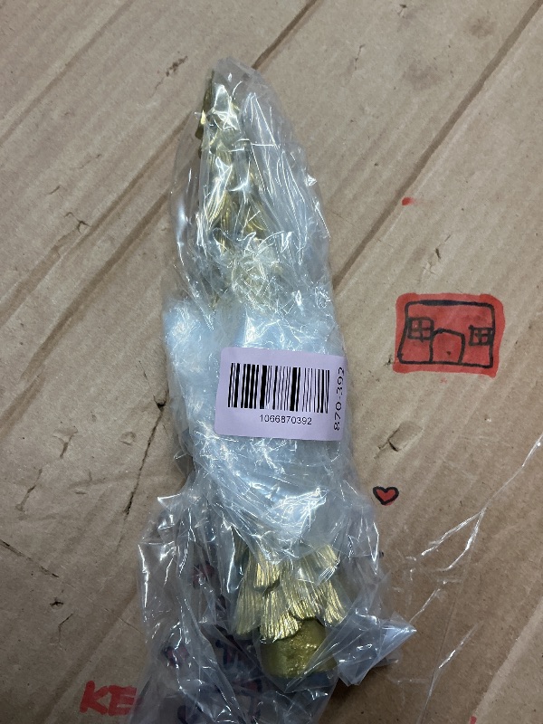 Photo 1 of ***PARTIAL SET- PRICE ADJUSTED*** ***SET OF ONE*** Creative Co-Op Unscented Tree Shaped Taper Candles, Gold, Boxed ***SET OF ONE***