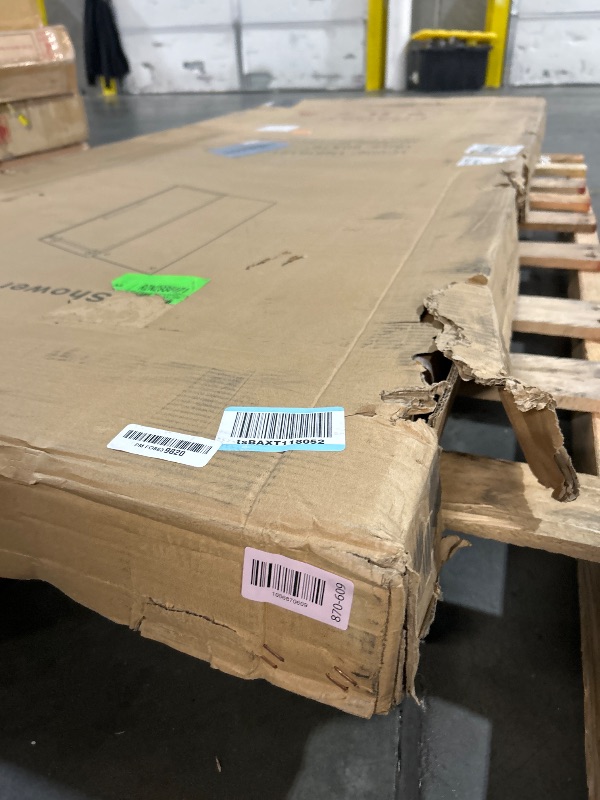 Photo 1 of ***FACTORY SEALED*** Sunrosa 60" W x 76" H Frameless Shower Door, Sliding Shower Door with Soft Close System, Glass Shower Door with 3/8" (10 mm) Clear SGCC Tempered Glass, Brushed Gold