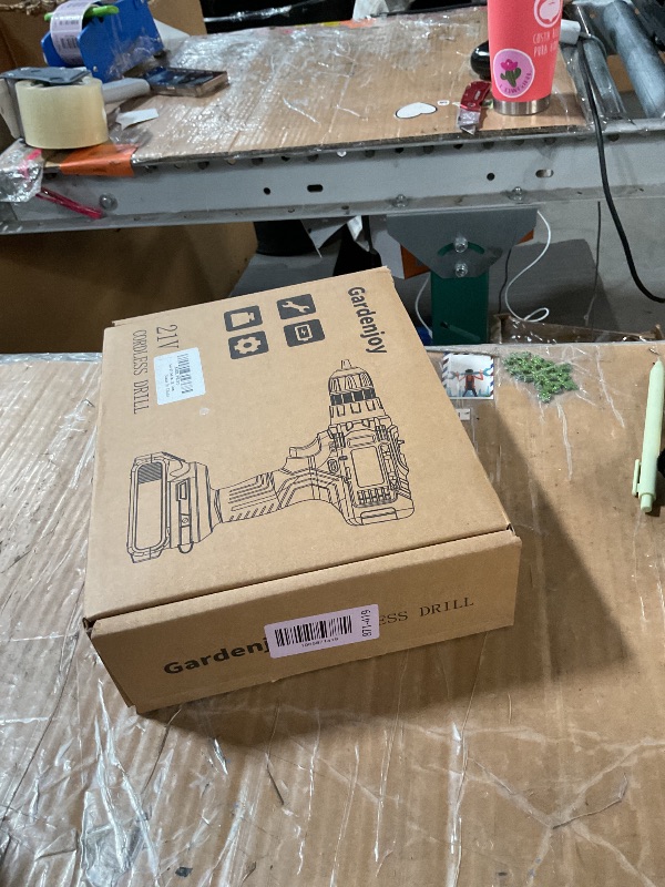 Photo 1 of ***MISSING PARTS***
GardenJoy 20v Cordless Drill Set, Power Electric Kit Battery With Charger 30Nm 2-Speed 3/8" Keyless Chuck 24+1 Torque Drill Driver screwdriver Bits with LED Electric Work Light for MEN DIY
