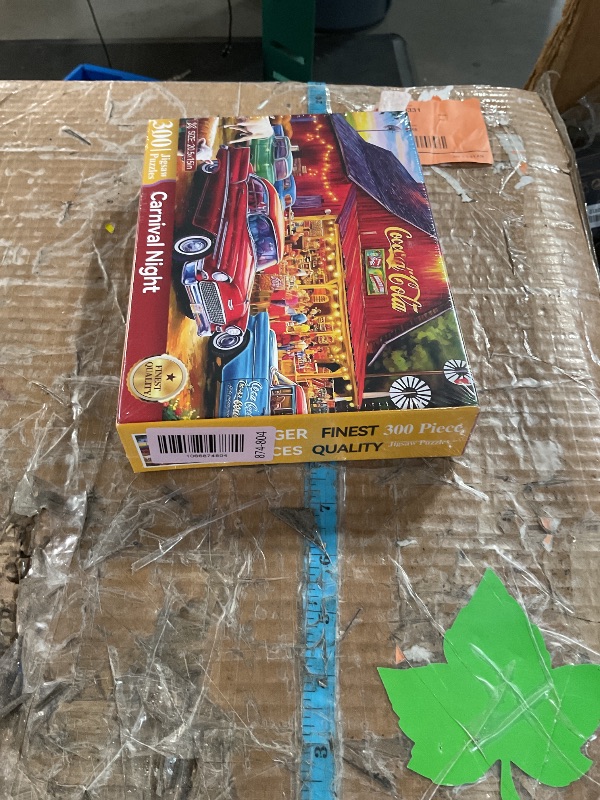 Photo 1 of *** Factory sealed 300 Piece Jigsaw Puzzle for Adults – Night Car Life - Challenging Puzzle Game, Unique Artwork, Gift for Birthday, Home Decor, Fun for Family Entertainment(20.5" x 15")