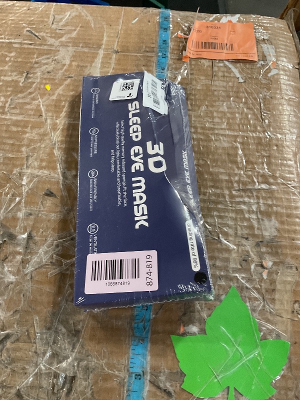 Photo 1 of *** Factory sealedWeighted Eye Mask for Sleeping - Sleep Mask for Women & Men, Blackout 3D Contoured Sleeping Mask for Side Sleeper, Zero Pressure Soft Night Eye Cover with Adjustable Strap for Travel, Black