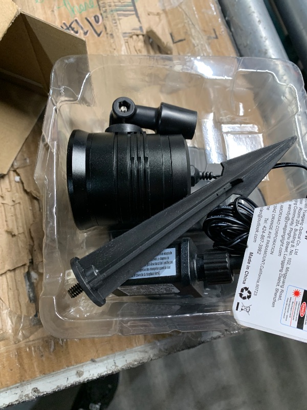 Photo 1 of ***(MISSING REMOTE)***Christmas Laser Lights Outdoors Decoration Projector Light Waterproof LED Star Show for Xmas Decor House Home Yard Garden Patio Wall Indoor, Red and Green with Wireless Remote