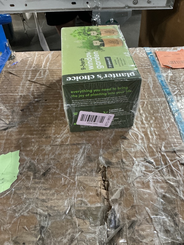 Photo 1 of **** Factry sealed Planters' Choice 9 Herb Indoor Window Garden Kit - House Plants Seeds - Best Unique Christmas Gift Ideas for Women, Mom, Friend, Her, Birthday, Housewarming, Mother - New Home Kitchen Gifts