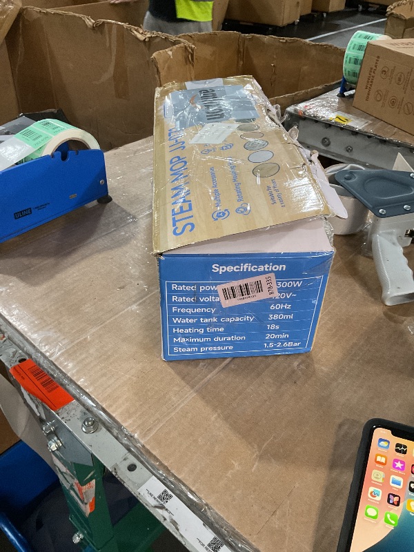 Photo 1 of ***MISSING PARTS***
Mxnsewr Steam Mop All-in-one Multi-Functional Powerful Steam Cleaner, Handheld Detachable Floor Steamer with 2 Steam Level, SKD5 380ML Water Tank & 23FT Power Cord for Whole Home Use?White?