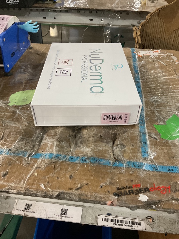 Photo 1 of ****. Factory sealed. NuDerma Professional Skin Therapy Wand - Portable Skin Therapy Machine with 6 Neon & Argon Wands – Boost Your Skin – Clear Firm & Tighten