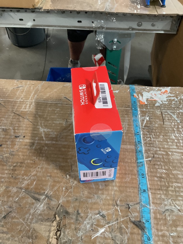 Photo 1 of *** Factory sealed PDP Gaming Afterglow Wave Wireless Nintendo Switch Pro Controller - Officially Licensed, Nintendo Switch 2, Switch Lite/OLED, RGB LED Customization, App Controls, Rechargeable Battery Power - Blue