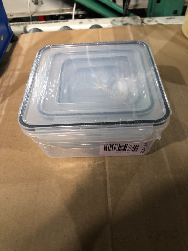 Photo 1 of ***FACTORY SEALED*** GLEAVI 5pcs Crisper Box Dressing Container Meal Prep Containers Reusable Refrigerator Storage Bins Versatile Capacities Secure Sealing