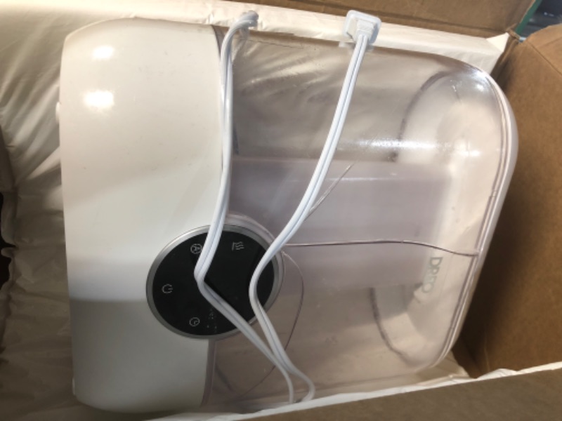 Photo 1 of ***DAMAGED - SEE NOTES/PICTURES*** ***CRACKED IN FRONT*** DREO 6L Top Fill Humidifiers for Bedroom, 60H Runtime 28 dB Quiet Supersized Cool Mist Air Humidifiers for Large Room, Baby Nursery, Plant, Indoor, Night Light, Easy to Clean, Precise Humidity Cont