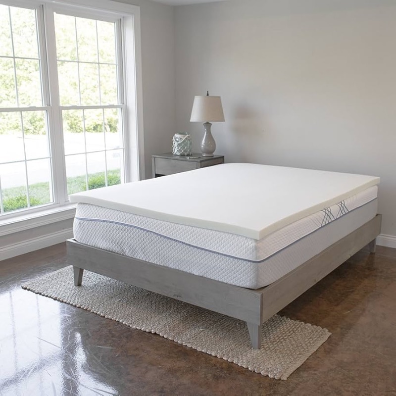 Photo 1 of  ***STOCK PHOTO FOR REFERENCE ONLY*** Tempur-pedic 1.5 Inch Memory Foam Mattress Topper - Temperature Regulating Mattress Pad - 2 lb Density for High Support - CertiPUR-US Certified - Twin Size