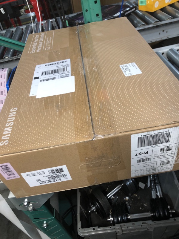 Photo 1 of *** PARTS ONLY *** Samsung 27" Essential S3 (S36GD) Series FHD 1800R Curved Computer Monitor, 100Hz, Game Mode, Advanced Eye Comfort, HDMI and D-sub Ports, LS27D366GANXZA, 2024