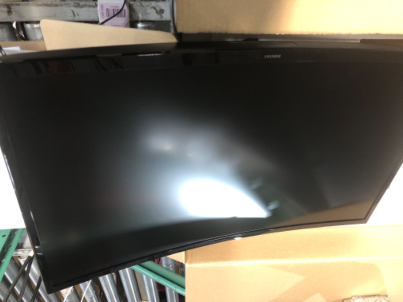 Photo 1 of *** PARTS ONLY *** Samsung 27" Essential S3 (S36GD) Series FHD 1800R Curved Computer Monitor, 100Hz, Game Mode, Advanced Eye Comfort, HDMI and D-sub Ports, LS27D366GANXZA, 2024