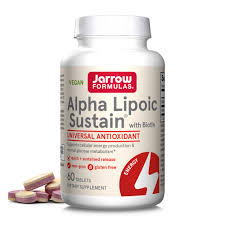 Photo 1 of ***FACTORY SEALED, BEST BY 06/2027***Jarrow Formulas, Alpha Lipoic Sustain with Biotin, 120 Tablets