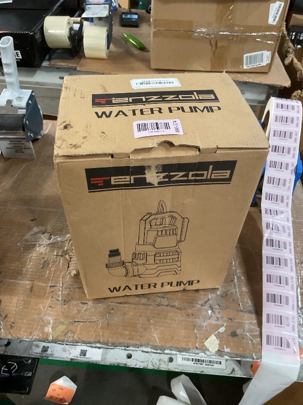 View 2 of ***(PARTS ONLY/ MAJOR DAMAGE/ NON FUNCTIONAL)***
Tenzzola Sump Pump, 1 HP 3960GPH Submersible Utility Water Pump, Thermoplastic Portable Electric Water Removal Transfer Pump with 16.4FT Cord for Swimming Pool Basement Garden Pond Tubs Draining