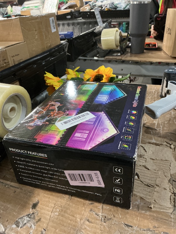 Photo 1 of ***(PARTS ONLY/ NON FUNCTIONAL)***Qeeanmo Permanent Outdoor Lights for House,60ft Smart Eave Light with 36 LED,DIY RGB+IC Outdoor Lights for Christmas Party Daily Decorations,IP67,Alexa & Google Assistant Compatible