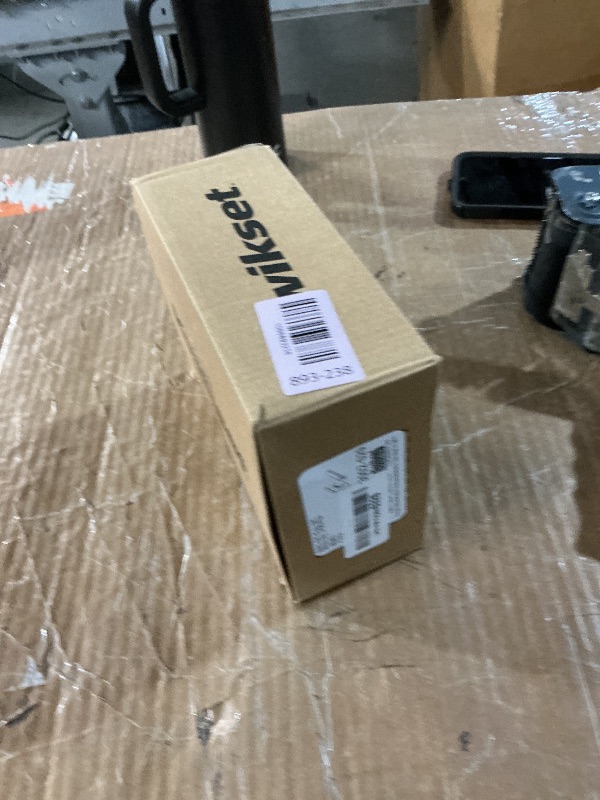 Photo 1 of ***(USED/ UNKNOWN IF MISSING PARTS)***Kwikset Casey Interior Privacy Door Handle with Lock, Door Lever For Bathroom and Bedroom, Satin Nickel Reversible Keyless Turn Lock, with Microban Protection