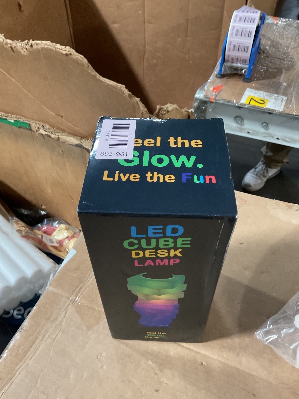 Photo 1 of **MISSING CORD**

GLO-X Modular Color Changing RGB Night Light – Stackable LED Touch Lamp for Desk, Bedroom, Gaming & Kids Rooms | Great Gift