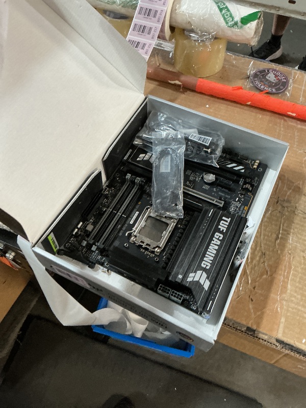 View 2 of ***FOR PARTS ONLY***
ASUS TUF Gaming B850-PLUS WiFi AMD AM5 B850 ATX Motherboard, 14+2+1 80A Stages, AI Ready, DDR5, PCIe 5.0, 3X M.2, Wi-Fi 7, 2.5Gb LAN, DisplayPort, HDMI™, USB 10Gbps & 20Gbps Type-C®, BIOS Flashback™